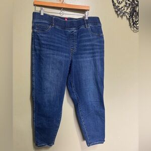 Spanx Jean-ish Ankle Leggings in a medium wash, Size 2X‎